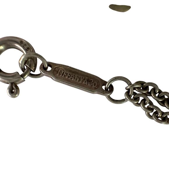 Tiffany & Co Infinity Double Chain Pendant and Necklace in Sterling 14.5" Chain - Picture 11 of 14